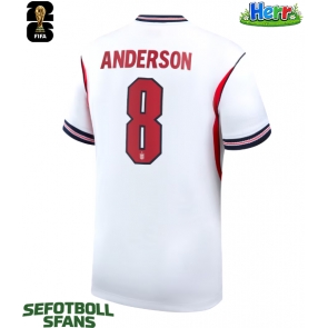 England Elliot Anderson #8 Hemmatröja VM 2026 Kortärmad